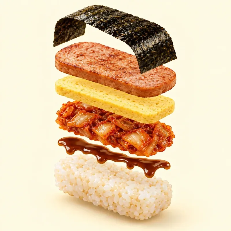 하와이안 무스비에 한국의 맛